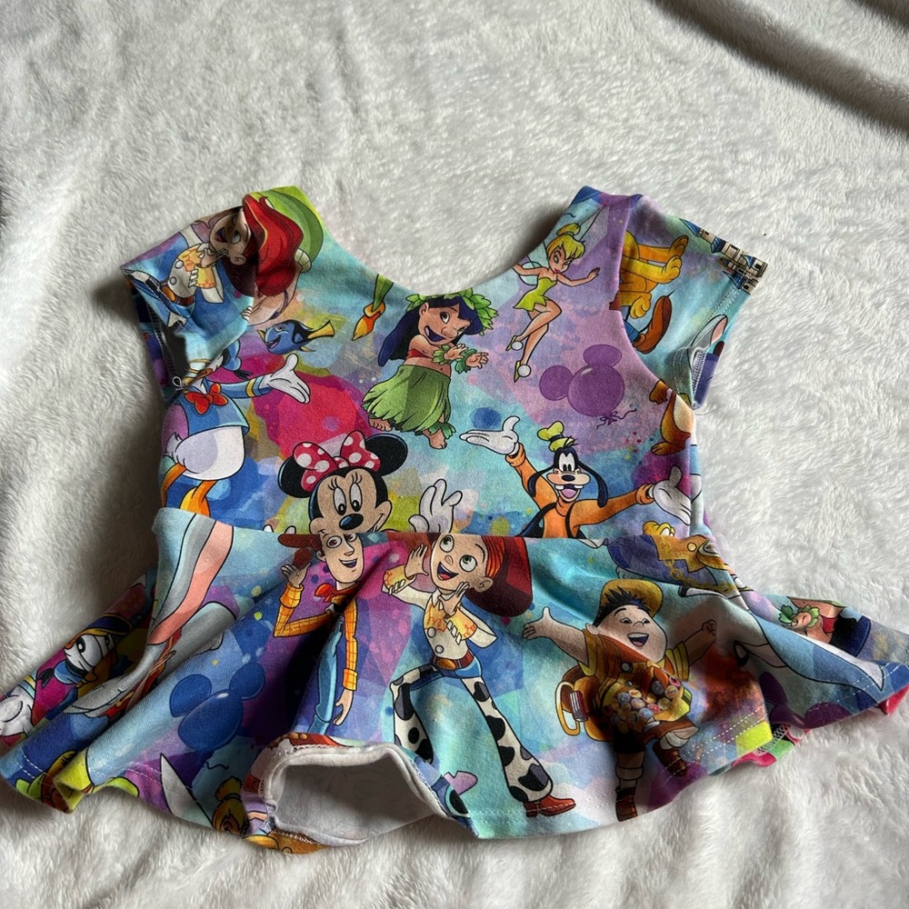 Homemade toddler Disney top